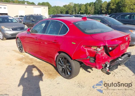 2019 Alfa Romeo Giulia Rwd from USA, damaged, VIN ZARFAMAN8K7599027